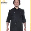 top selling black chef jacket for kitchen uniform