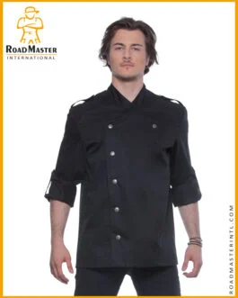 TOP Selling Black Chef Jacket For Kitchen Uniform