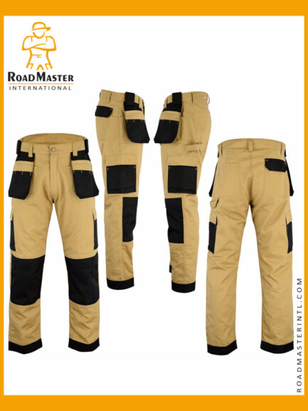 work trousers with pockets for industrial workers