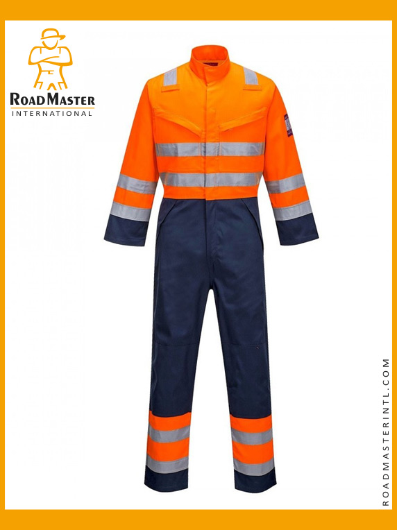 Pioner Firemaster Men Work Coverall FR Overall FM1040 Plus Reflective Tape New 