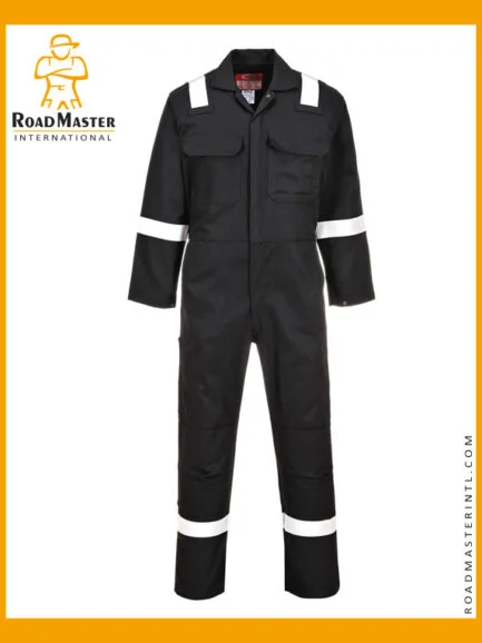 fire retardant coveralls in navy color