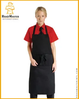 Ladies Aprons With Pockets In Black Color