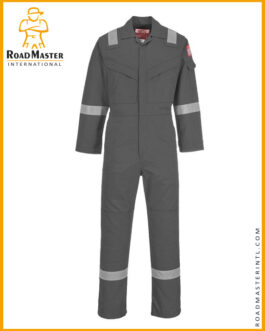 Reflective Coveralls In Grey Color For Industrial Workers
